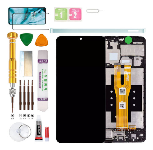 (verde) Macro+ Pantalla Para Samsung A06 Sm-a065m A065m/ds