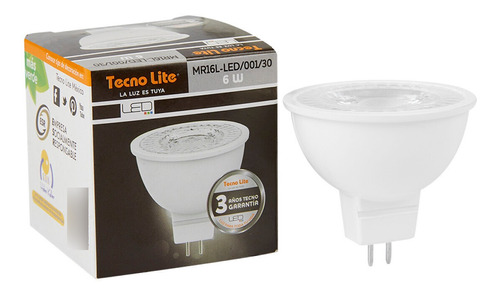 Foco P/espejo 550lm 6w 3000k Bco Pyxies Iii Tecnolite Led