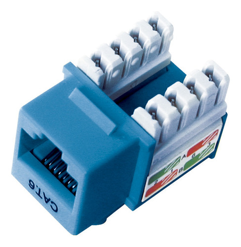 Jack Rj-45 Cat. 6 Azul Poncheo Dixon Kj8-c6-us/bln