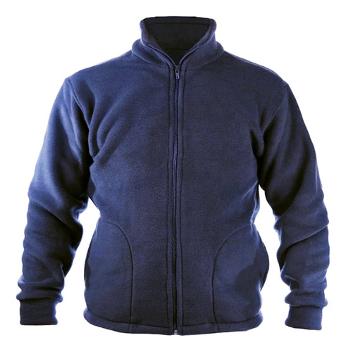 Campera De Trabajo Polar Unisex Cuello Alto Antipilling