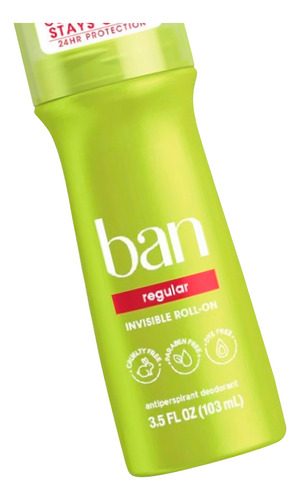 Ban Desodorante Anti Transpirante Roll On Regular 103ml 3c