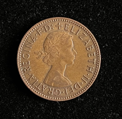 Moeda Oficial Inglaterra Half Penny (anos Variados)