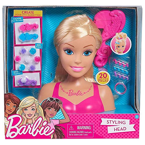 Barbie Glam Party Conjunto De Cabeza Estilo 20 Piezas - Rubi