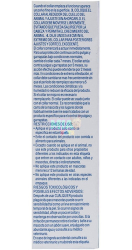 Imagen 7 de 7 de Collar Antipulgas 2/1 Perros Adultos Hartz Pulga Garrapata