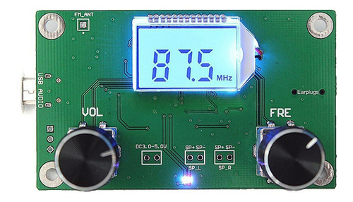 Módulo Receptor De Radio Estéreo Fm 87-108 Mhz Y Pll Lcd + S