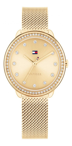 Reloj Para Mujer Tommy Hilfiger Demi 1782699 Dorado