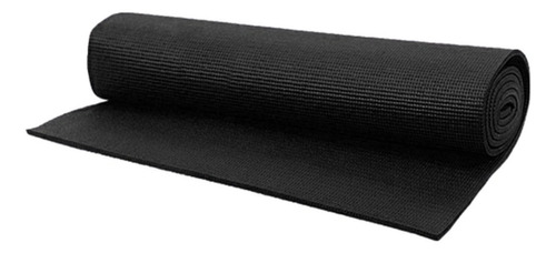 Kit 3 Tapetes Yoga Mat Com Alça 170x60cm  Preto 5mm Evamax