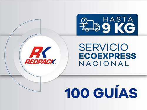 100 Guías Prepagadas Ecoexpress Hasta 9 Kg