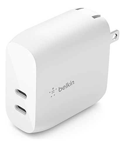 Belkin Cargador De Pared Usb-c De Doble Puerto De 40 W