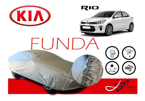 Funda Cubierta Afelpada Cubre Kia Rio Hatchback 2018 -2020