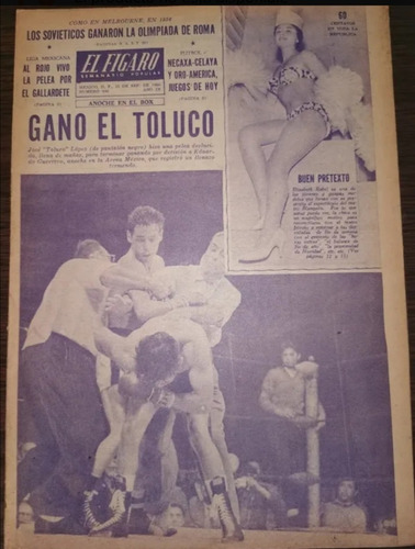 Periodico Antiguo El Figaro 1970 Sovieticos Ganan Olimpiada