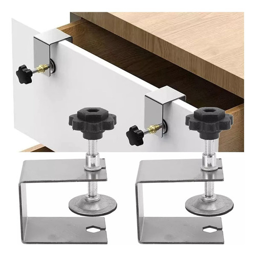 Pack 2 Abrazaderas Para Instalación Frontal De Cajón