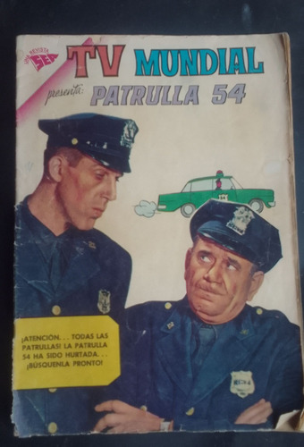 Revista Cómic Tv Mundial Patrulla 54 México 1961