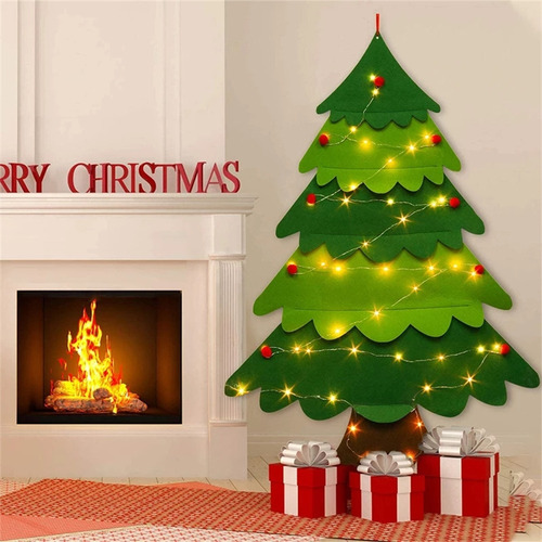 A Adornos Navideños De Fieltro For Árbol De Navidad