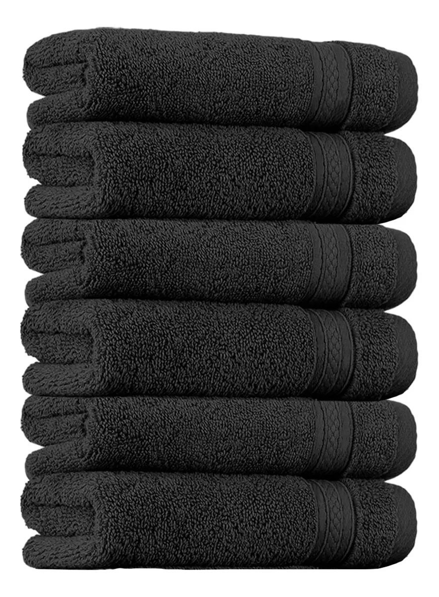 Primera imagen para búsqueda de toallas negras para manos