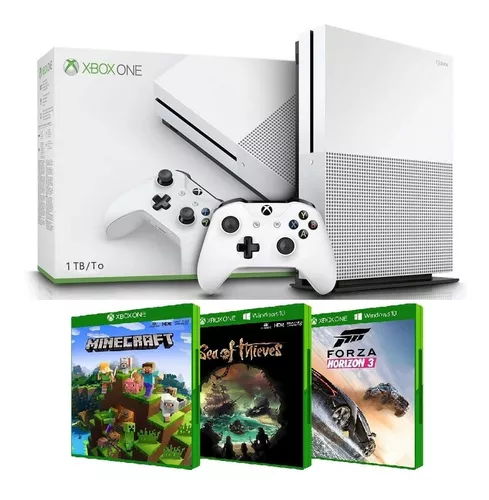 Xbox One S 1tb Seminovo + 2 Jogos Físicos Garantia E Nf