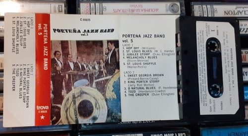 Porteña Jazz Band Vol 5 Trova Cassete Antiguo