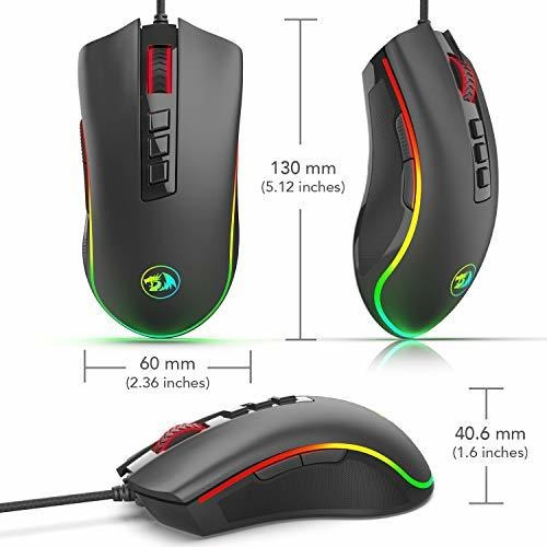 Mouse Gamer Redragon M711 Cobra Retroiluminación Croma