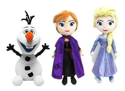 Frozen Peluche Con Sonido 20 Cm Elsa Anna Olaf Arb Educando