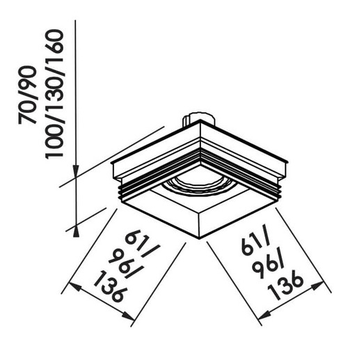Embutido Minidic No Frame Br Newline In61301bt