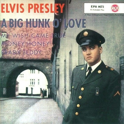 1 Cd Singles Elvis A Big Hunk Of Love - Digipack Nuevo