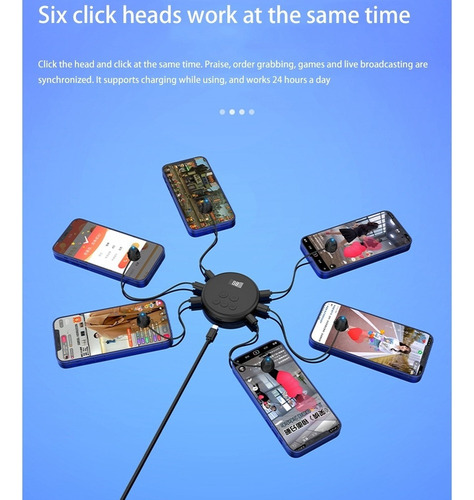 Clicker Automático De Pantalla De Teléfono Celular: Silenciar Dispositivo