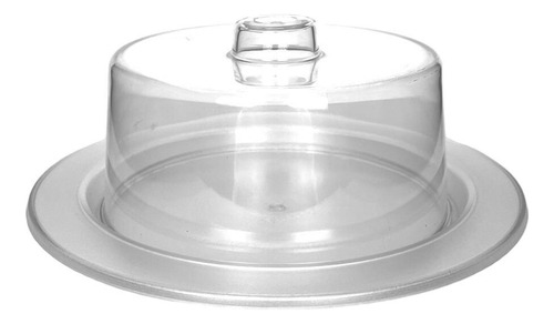 Porta Queijo Cristal Ps Com Tampa Queijeira Mesa 15cm