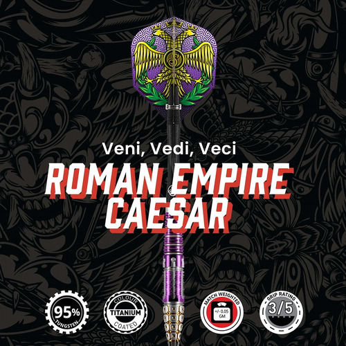 Shot! Dardo Roman Empire Caesar 95% Tungsteno Pro Juego