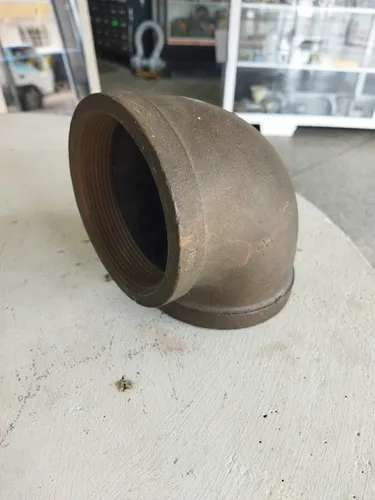 Codo De Bronce 4 Npt. Nuevo