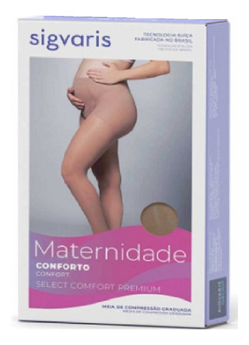 Meia Gestante Sigvaris Média Compressão 20-30mmhg