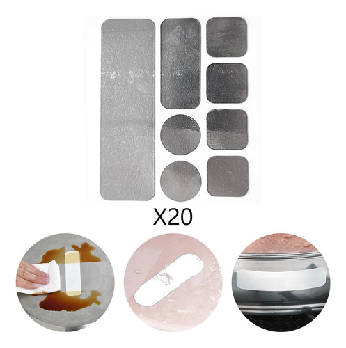 4 X 20x Cinta De Alta Temperatura, Parches De Papel De