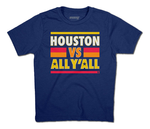 Camiseta Deportiva Breakingt Houston Vs All Hall, Azul Marin