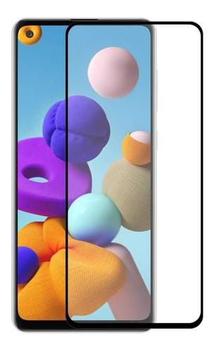 Samsung Galaxy A21s Lámina Vidrio Templado Full