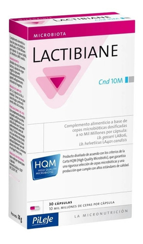 Lactibiane Cnd (30 Caps) Probiótico - Pileje Sabor Sin sabor