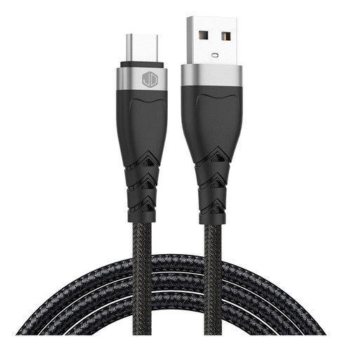 Cable De Datos Jd D-30ac Usb A Usb Tipo C 2.4a Carga Rapida*