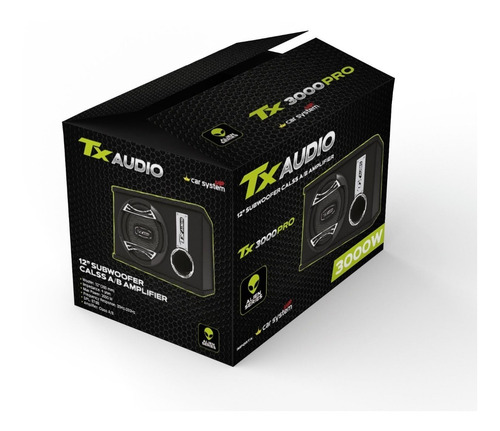 Subwoofer Tx Pot. + Kit Cable Tx Audio De Regalo. Instalado