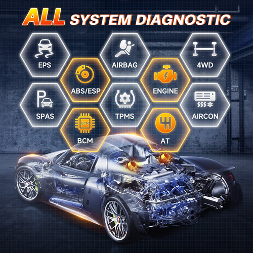 Scanner Foxwell Nt809ts Obd2 Diagnóstico Tpms Developer