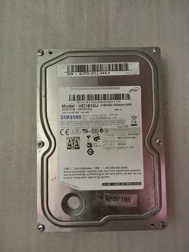 Lleno aficionado Cava Disco Duro Hdd Samsung Hd161gj 160gb Sata