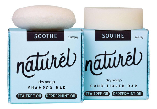 Conjunto De Barras De Shampoo E Condicionador Natural Calman