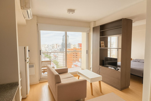 Luminoso Monoambiente En Villa Crespo, Torre Full Amenities Y Seg 24hs