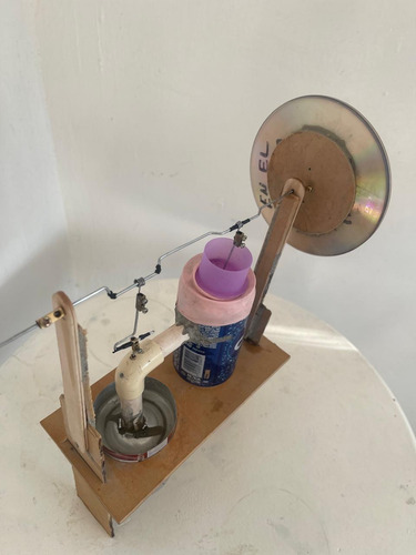 Motor Stirling De Latas, Funcional, Didáctico, Casero (Usado)