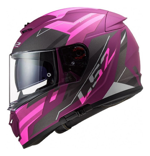 Casco Ls2 Breaker Ff390 Beta Matt Purple - Cafe Race