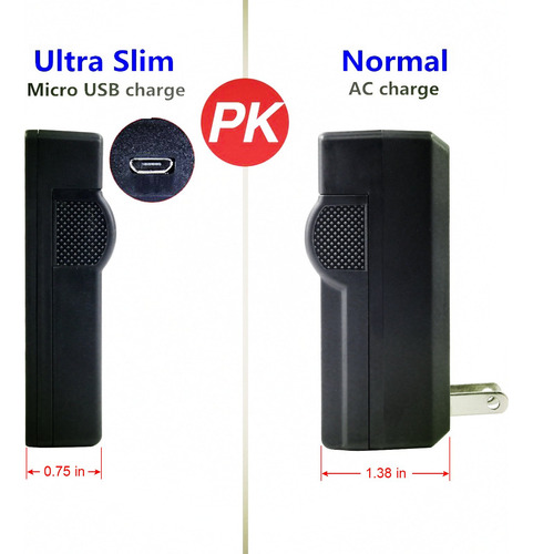 Cargador De Batería Kastar Para Samsung Bp-70a (x2) Con Usb