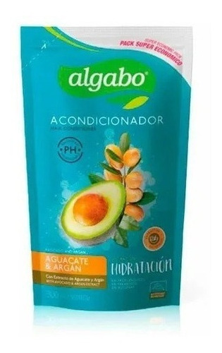 Acondicionador Hidratación Palta Y Argan 300ml Algabo 