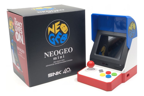 Consola Snk Neo Geo Mini Standard Color Azul, Blanco Y Rojo 2018 Azul/blanco/rojo