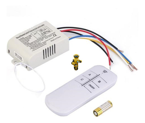 Modulo Interruptor Relê  Inteligente 3 Vias Controle Remoto