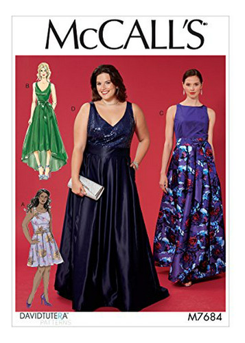 Mccall Patterns Misses '/ Vestidos Sin Mangas Para Mujer Con