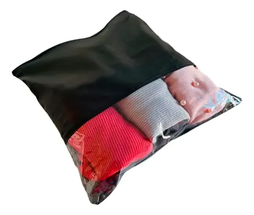 Kit 10 Sacos Organizadores Closet Roupas E Toalhas C/ Ziper