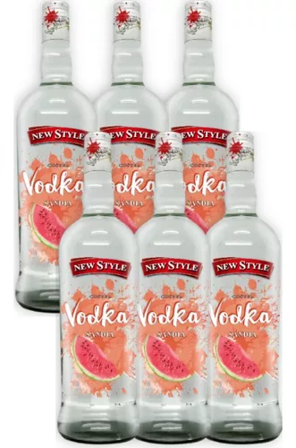 New Style Coctel Vodka Sandía Caja X6u 1000ml Argentina