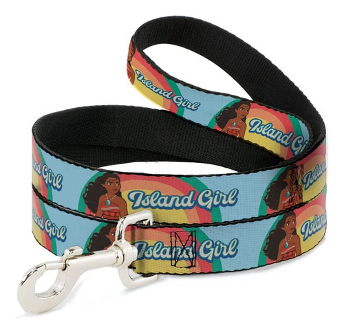 Disney Pet Leash, Dog Leash, Moana Island Girl Rainbow Pose